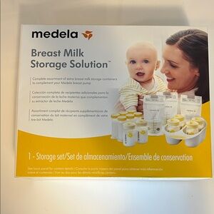 Medela Breast Milk Storage Set - White and Yellow